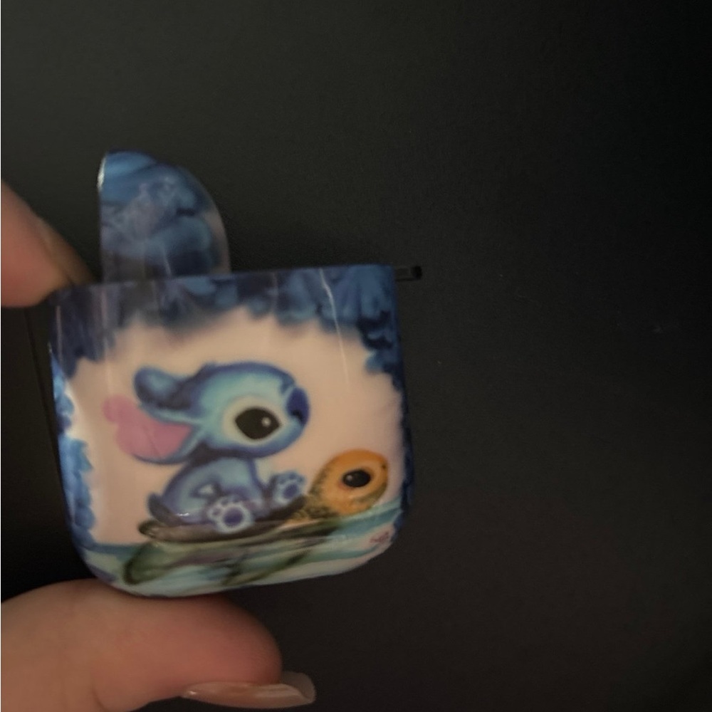 Blue Cartoon Character AirPods Case